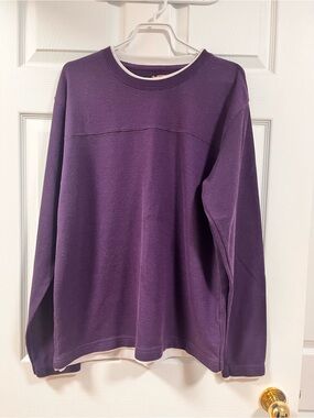 Purple Long-Sleeve Thermal Shirt - Moto